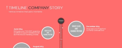 PPT商务图表公司发展介绍竖版流程关系图表素材