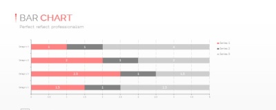 PPT关系图表创意条形图数据堆积图表素材