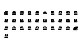 【小机器设备】PPT矢量ICON小图标有点像投影仪机器组合设备