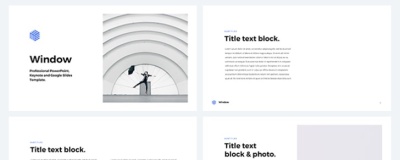 【极简主义】蓝色·轻设计 通用型介绍PPT模板