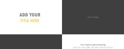 四等分对角方格版式 PPT图文版式