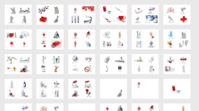 【101页】数百个医疗医药行业的3D小人图片素材