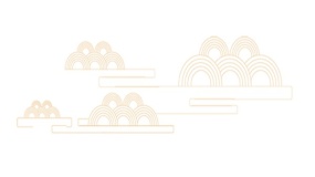 祥云、圆形图案,中国风的标配素材