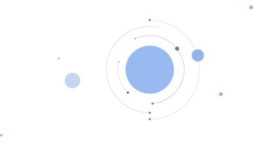 圆形加线条 中心散开的布局样式