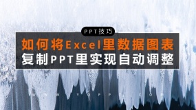 如何将Excel里数据图表复制到PPT中,使得修改数据的时候,在PPT里自动变化