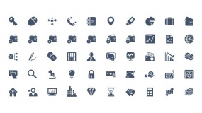 实用职场元素相关矢量Icon