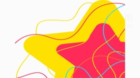 欧美波普形状短视频行业免抠png下载