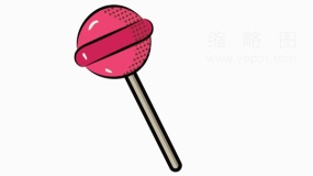 波普漫画棒棒糖素材免抠