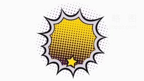 波普漫画质感素材PNG