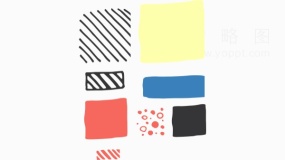 波普风格小清新图案PNG免抠图