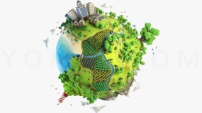 大尺寸地球生态环境免抠图片