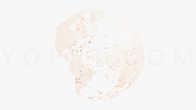 智能生态星球红色点线免抠图片