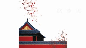 高质量古建筑城墙轮廓素材png图片