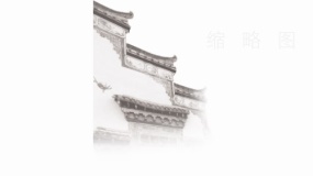 清晰古建筑屋檐特效PNG格式