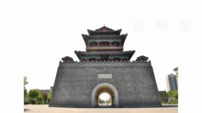 复古古建筑城楼素材PNG透明图片