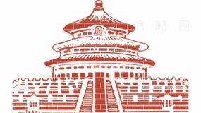 清晰古建筑天坛效果PNG