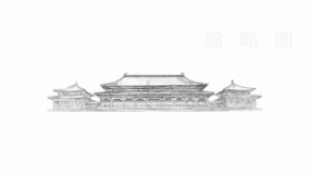 清晰宫廷设计线条素材PNG透明图片