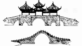 多用途中式建筑特效免抠