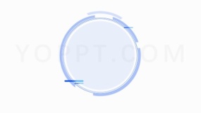 时尚发光边框高科技线条PNG透明图片