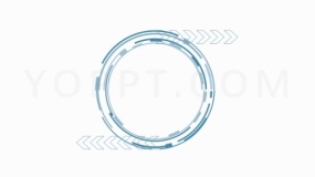 炫酷科幻边框特效透明图片