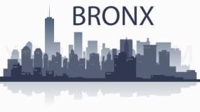 高质量Bronx城市线条特效透明
