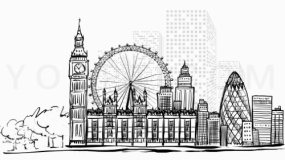 商务城市形象效果免费png素材