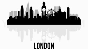 高清城市线条效果免抠