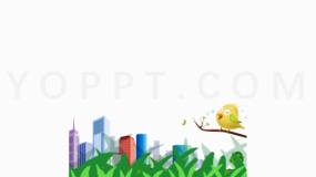 绚丽多彩城市线条效果免抠png下载