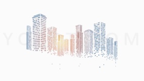 大尺寸城市形状素材免费png素材