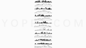 高清城市形象集合特效PNG格式