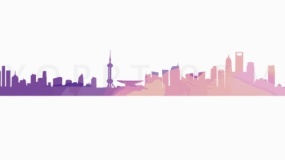 简洁城市形象特效PNG透明图片