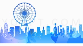 创意城市房地产效果PNG免抠图