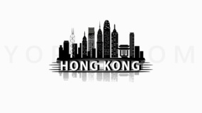 香港城市楼房素材集合免抠图片