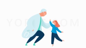 医生和小孩png图片