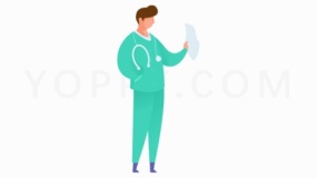 看报告的医生png图片格式