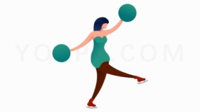 体育运动啦啦队免抠png下载