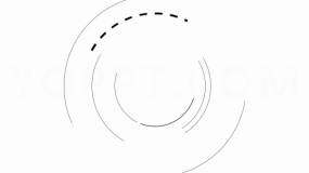 商务科技装饰多条圆弧免抠图片