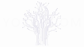 简洁科技元素电路图免抠图片