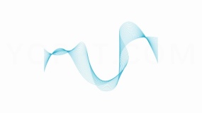 蓝色网状科技蓝色波浪PNG素材