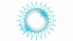 大尺寸动感线条圆环PNG素材