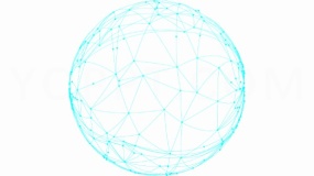 精品线条地球网状PNG透明图片