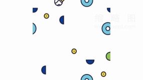 几何抽象孟菲斯超美图案透明格式