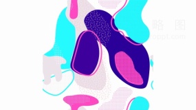 孟菲斯基本形状夸张装饰PNG