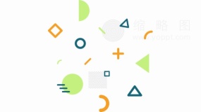 孟菲斯标签质感素材透明格式