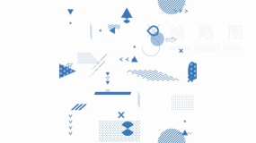 孟菲斯风格卡通装饰图案PNG