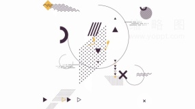 孟菲斯背景框创意促销设计免抠图片