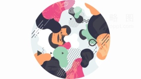 孟菲斯几何形状个性装饰元素免抠