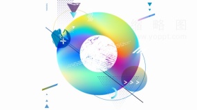 孟菲斯边框清晰装饰元素PNG免抠图