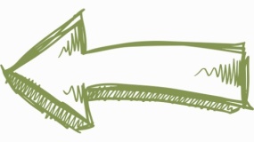 漂浮箭头笔刷符号透明图片