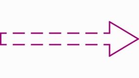 创意弯曲箭头手绘特效透明格式